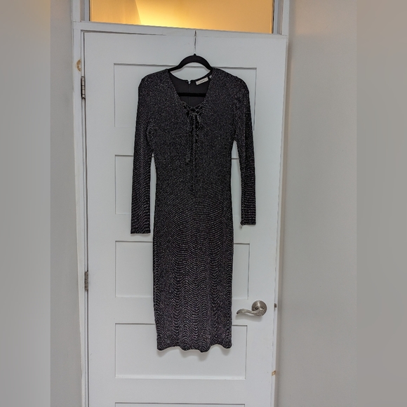 Dex Black and Silver Dress - Picture 3 of 9